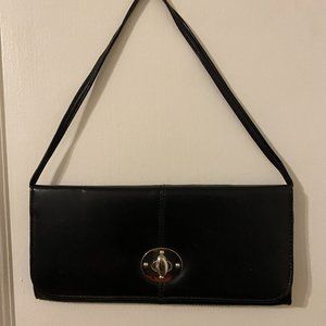 90s Black clutch purse